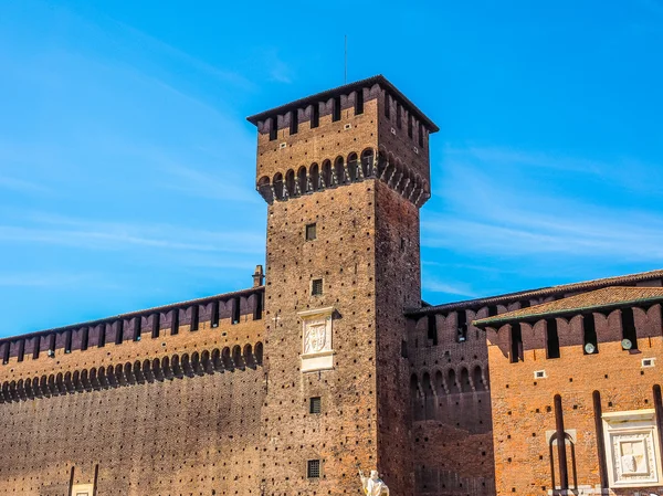 Castello Sforzesco Milan HDR — Stock Photo, Image