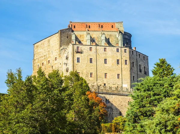 Sacra di San Michele abbey HDR — Stock Photo, Image