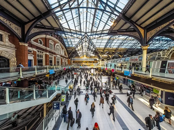 Liverpool Street station in London (HDR) — Stock Photo, Image