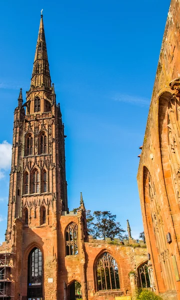 Catedral de Coventry ruínas HDR — Fotografia de Stock