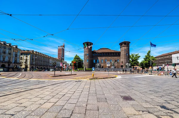 Piazza Castello, Torino (Hdr) — Stok fotoğraf