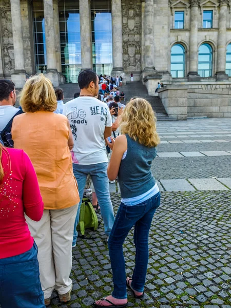 Reichstag Berlin (HDR) — Zdjęcie stockowe