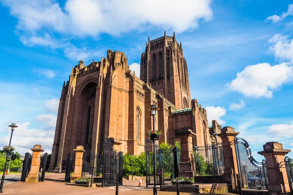 Liverpool Cathedral in Liverpool HDR — Stock Photo, Image