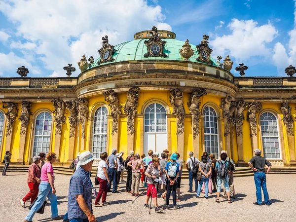 Schloss Sanssouci in Potsdam (HDR) — Stock Photo, Image