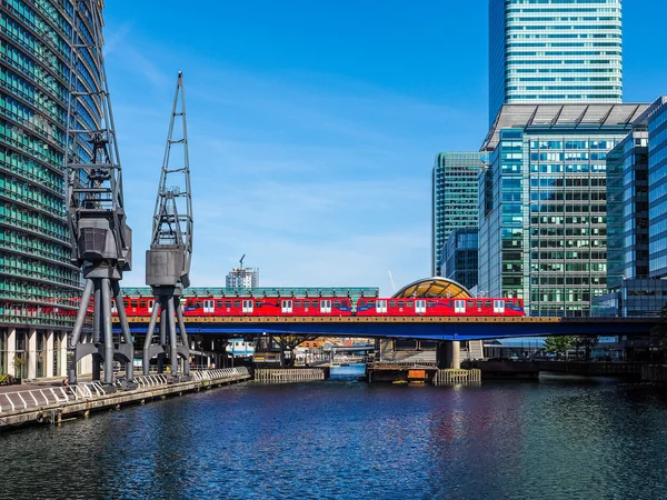 DLR train in London (HDR) — Stock Photo, Image