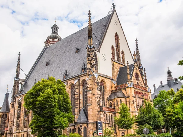 Thomaskirche 莱比锡 Hdr — 图库照片