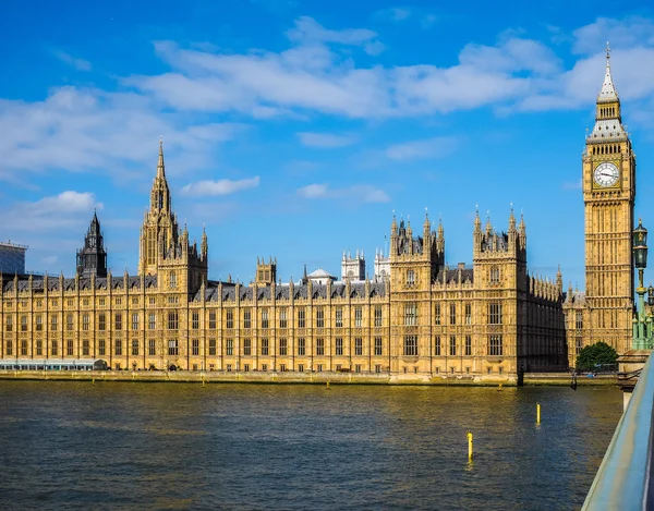 Houses of Parliament in London HDR — Stock Photo, Image