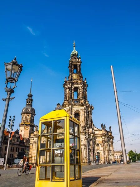 Dresda Hofkirche (HDR) ) — Foto Stock