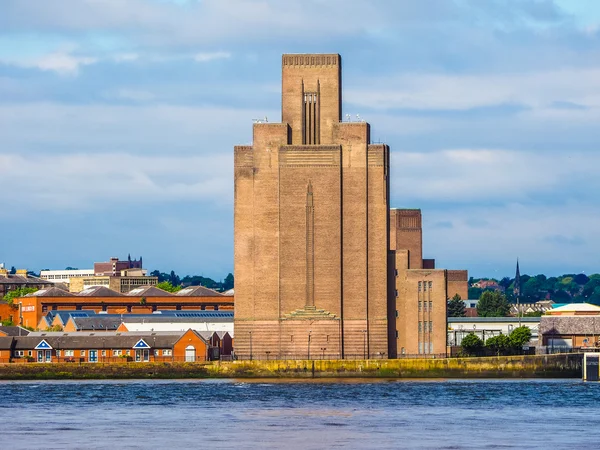 Vue de Birkenhead à Liverpool HDR — Photo