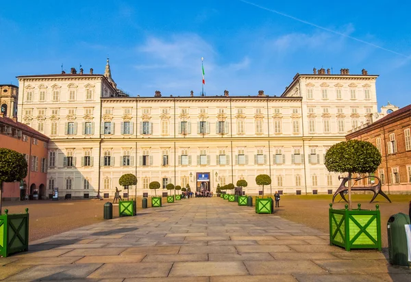 Palazzo Reale Turín (Hdr) — Stock fotografie