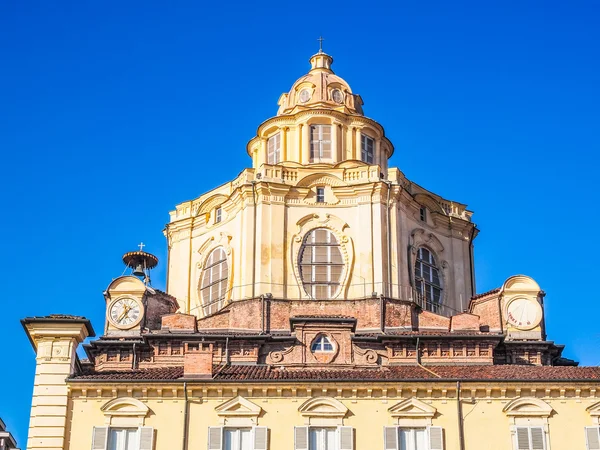 San Lorenzo kyrkan Turin (Hdr) — Stockfoto