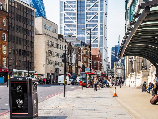 Shoreditch High Street à Londres (HDR ) — Photo