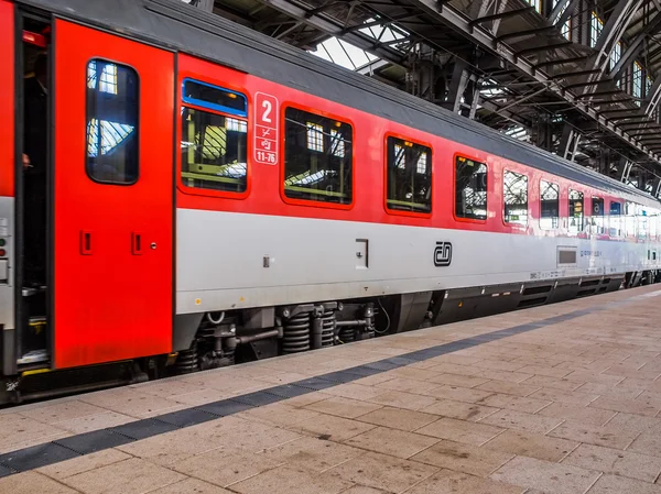 Tsjechische trein (Hdr) — Stockfoto