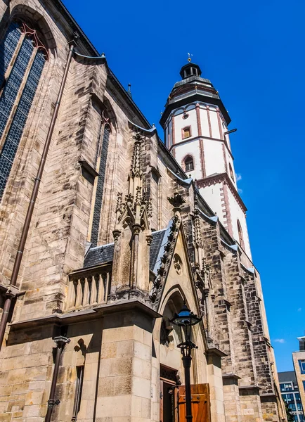 Thomaskirche Lipsko Hdr — Stock fotografie