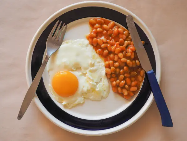 Vegetarian English breakfast — Stock Photo, Image