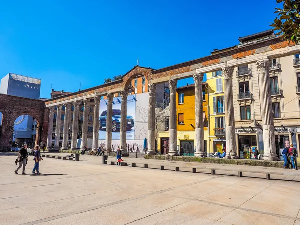 Colonne di San Lorenzo Milan (HDR) — Stok fotoğraf