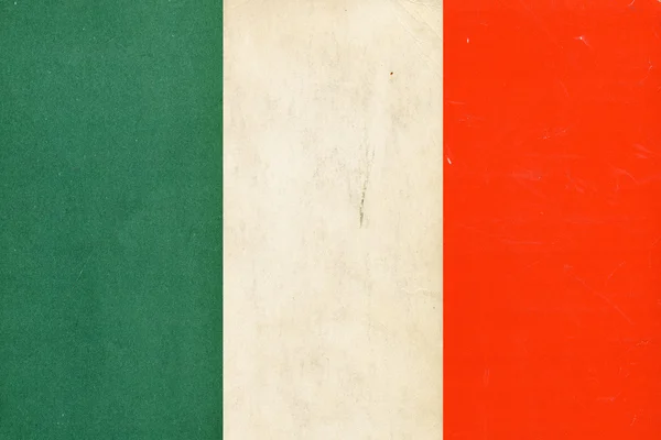 Italiensk flagg av Italien — Stockfoto