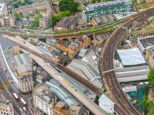 Letecký pohled na londýnské HDR — Stock fotografie