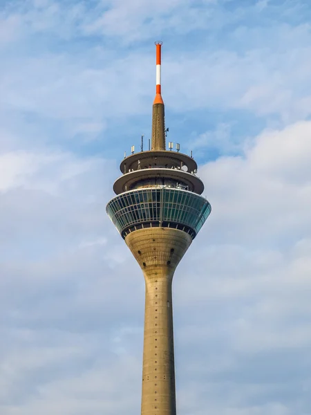 Duesseldorf Rheinturm, Tyskland Hdr — Stockfoto