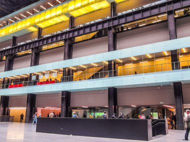 Tate Modern türbin Hall Londra (Hdr)