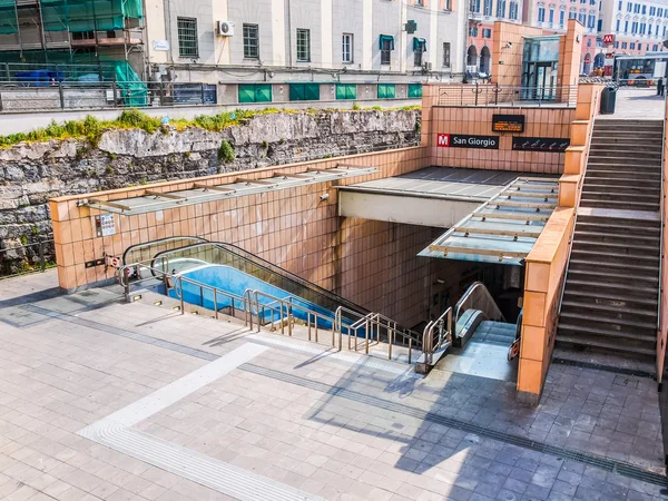 Estación de metro de San Giorgio (HDR ) — Foto de Stock