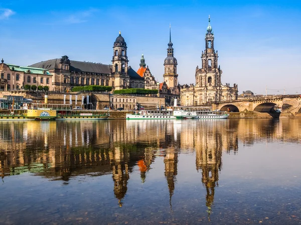 Dresden Hofkirche (HDR) — Stockfoto