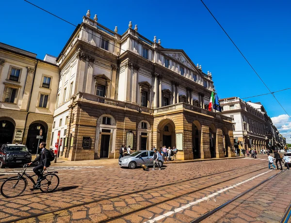 Teatro alla Scala in Milaan (Hdr) — Stockfoto