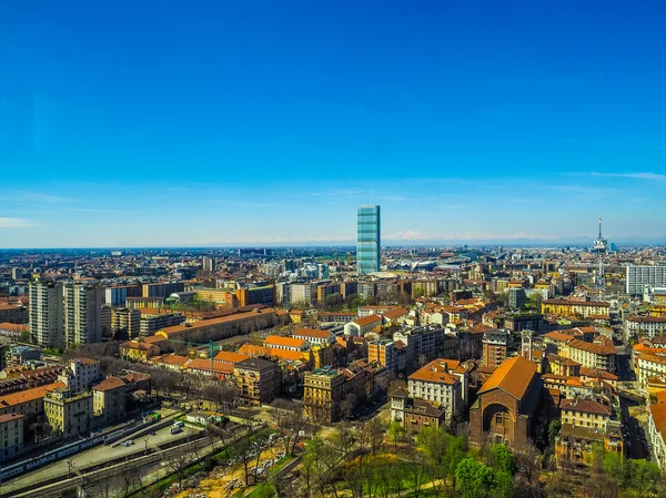 Mailand Luftaufnahme HDR — Stockfoto