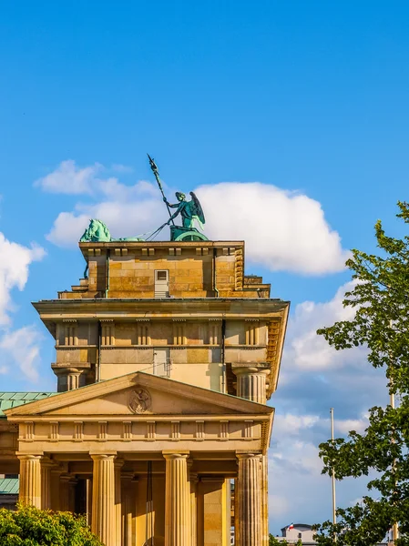 Brandenburger Tor Berlin HDR — Zdjęcie stockowe