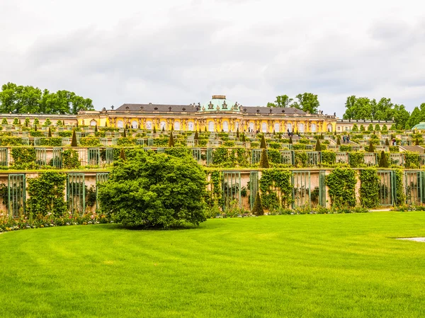 Schloss Sanssouci Potsdam (HDR) ) — Foto Stock