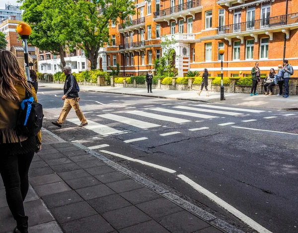 Abbey Road crossing i London (Hdr) — Stockfoto