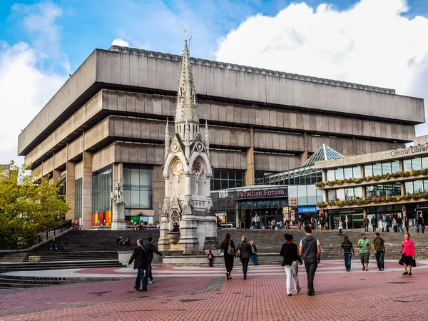 Centrale bibliotheek van Birmingham (Hdr) — Stockfoto
