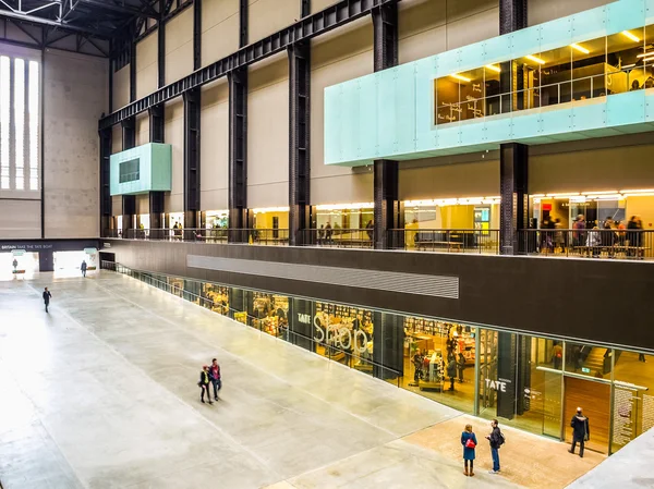 Tate Modern Turbine Hall in London (HDR) — Stock Photo, Image