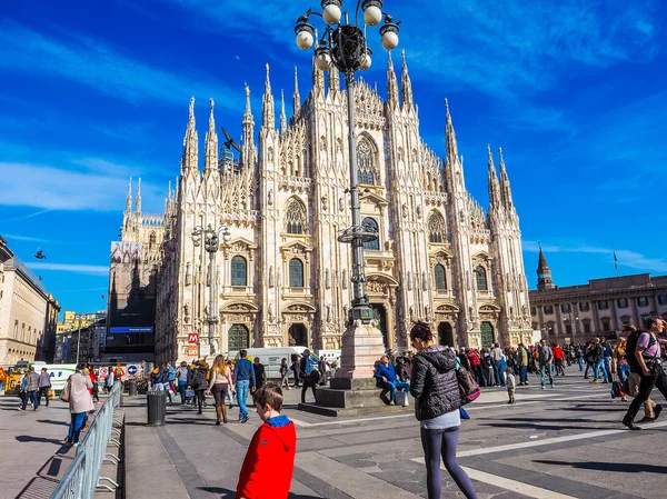 Milan katedrála (Hdr) — Stock fotografie