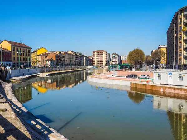 Milão Darsena (HDR ) — Fotografia de Stock