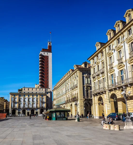 Torre Littoria v Turíně (Hdr) — Stock fotografie