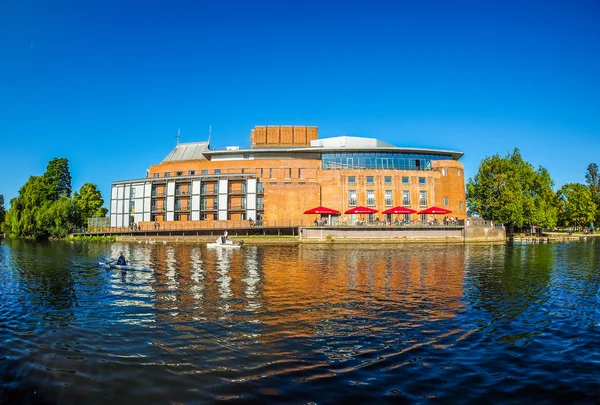 Królewski Teatr Szekspira w Stratford upon Avon (Hdr) — Zdjęcie stockowe