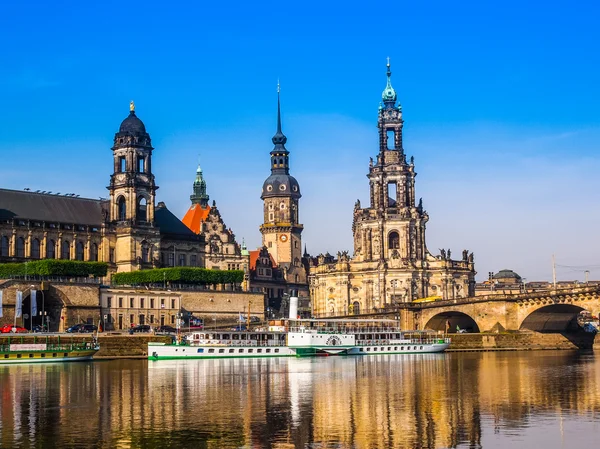 Dresden Hofkirche (HDR) — Stockfoto