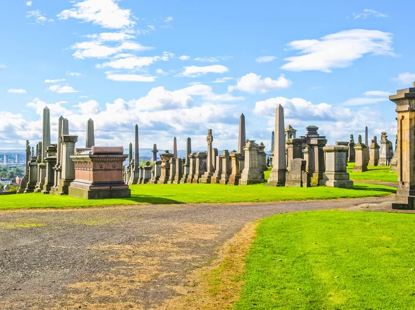 Glasgow necropolis HDR — Stock Photo, Image