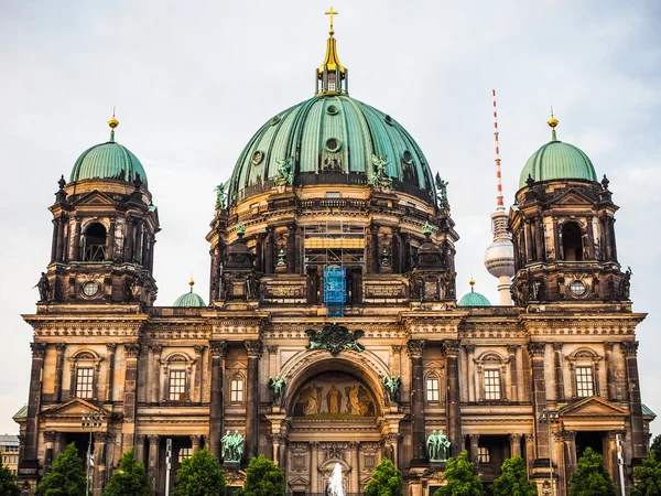 Berliner Dom in Berlijn Hdr — Stockfoto