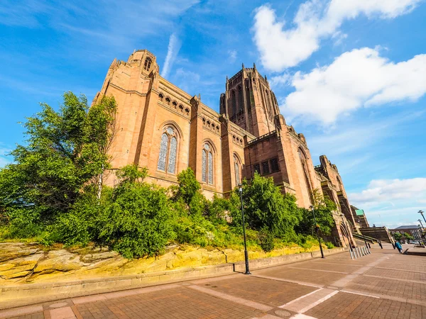 Catedral de Liverpool em Liverpool HDR — Fotografia de Stock