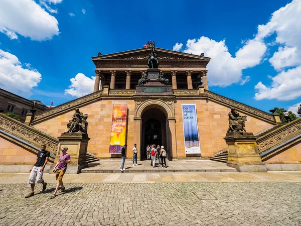 Alte Nationale Galerie in Berlijn (Hdr) — Stockfoto