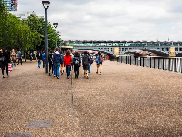 Rivière Thames South Bank à Londres (HDR ) — Photo