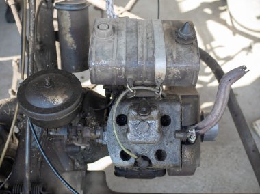 Vintage Bcs 622 çim biçme makinesi motoru Milano