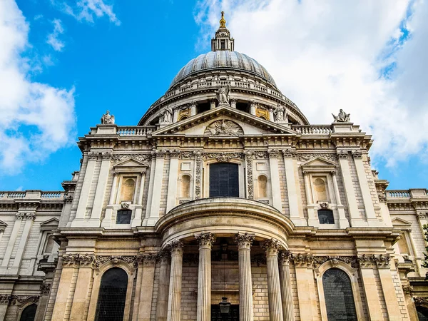 St Paul Cathedral, London HDR — Stock Photo, Image