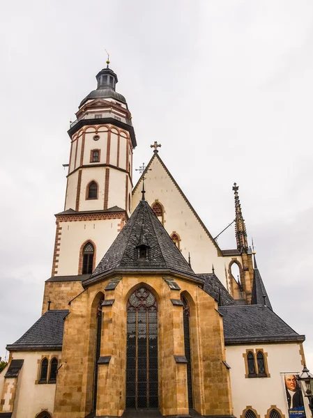 Thomaskirche 莱比锡 Hdr — 图库照片