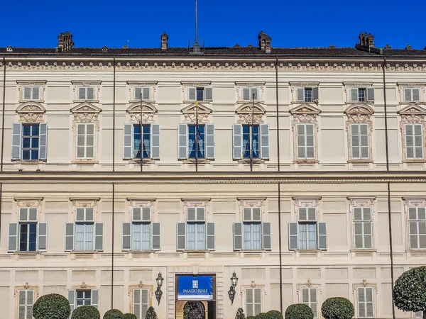 Palazzo Reale Turyn (Hdr) — Zdjęcie stockowe