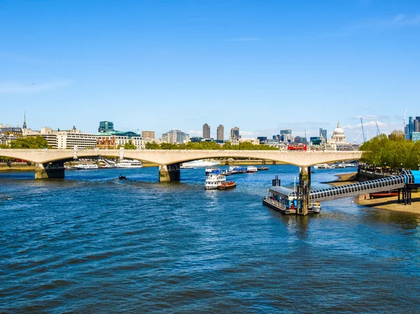 Floden Thames i London HDR — Stockfoto