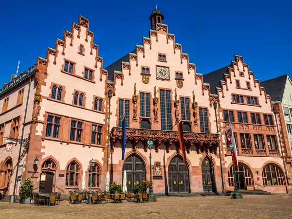 Frankfurter Rathaus hdr — Stockfoto