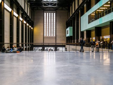 Tate Modern türbin Hall Londra (Hdr)